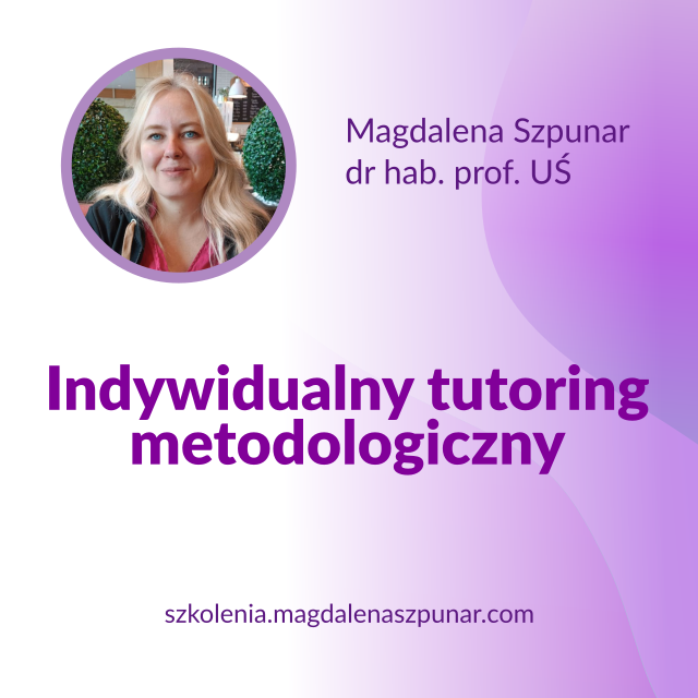 Indywidualny tutoring metodologiczny